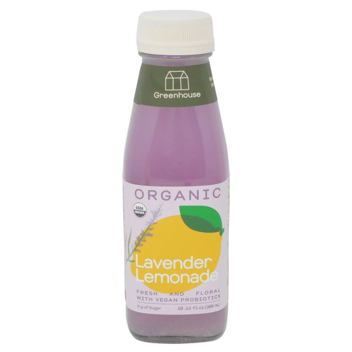 GREENHOUSE: Probiotic Lavender Lemonade, 10.14 fo