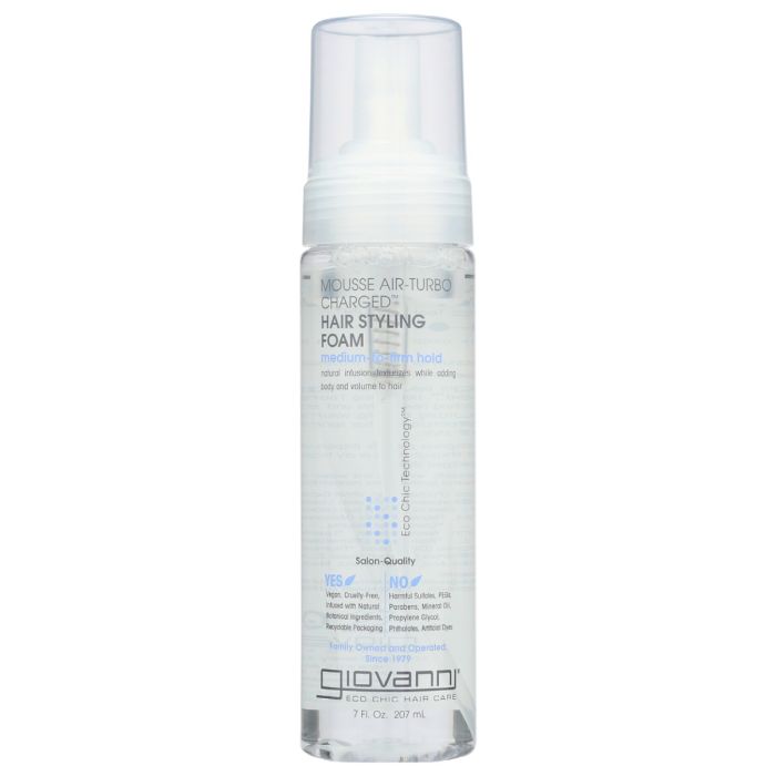 GIOVANNI COSMETICS: Mousse Air Turbo Charged Hair Styling Foam, 7 oz