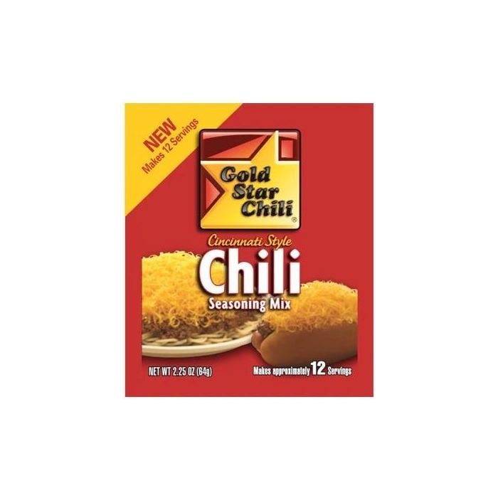 GOLD STAR CHILI: Cincinnati Style Chili Seasoning, 2.25 oz