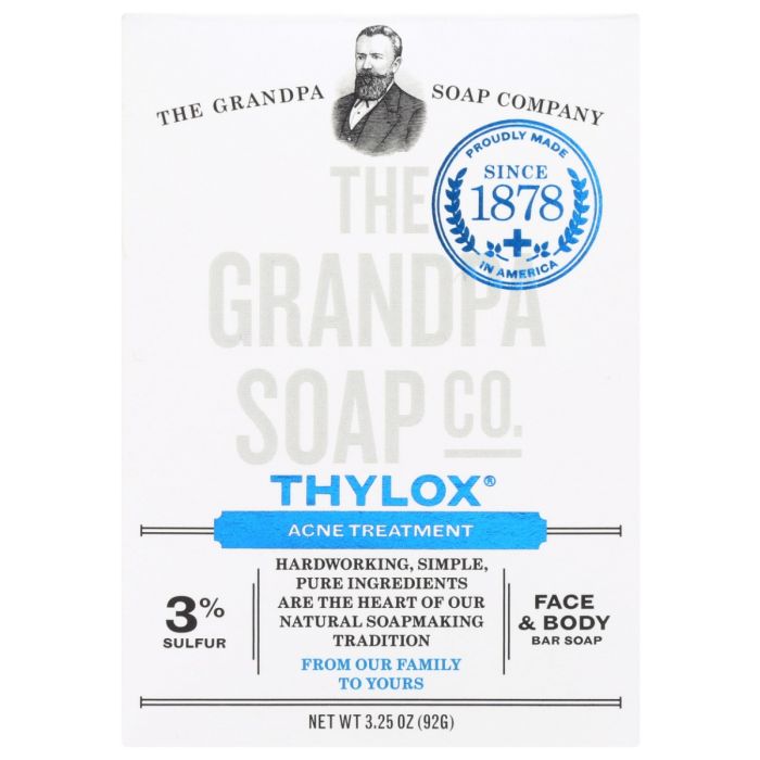 GRANDPAS: Thylox Acne Treatment Bar Soap, 3.25 oz