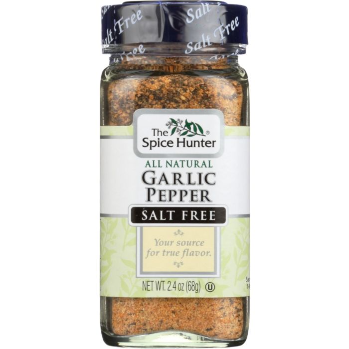 SPICE HUNTER: Garlic Pepper Blend, 2.4 oz