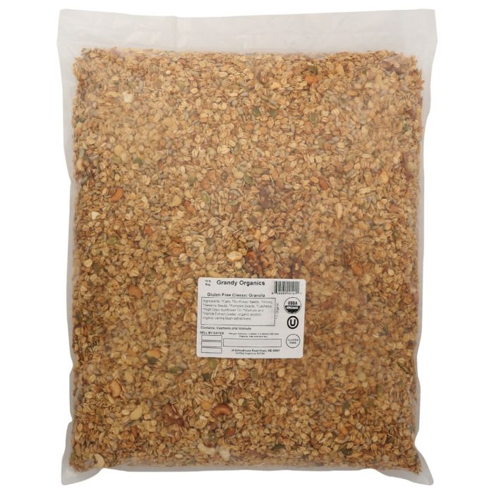 GRANDY ORGANICS: Classic Granola Bulk, 10 lb