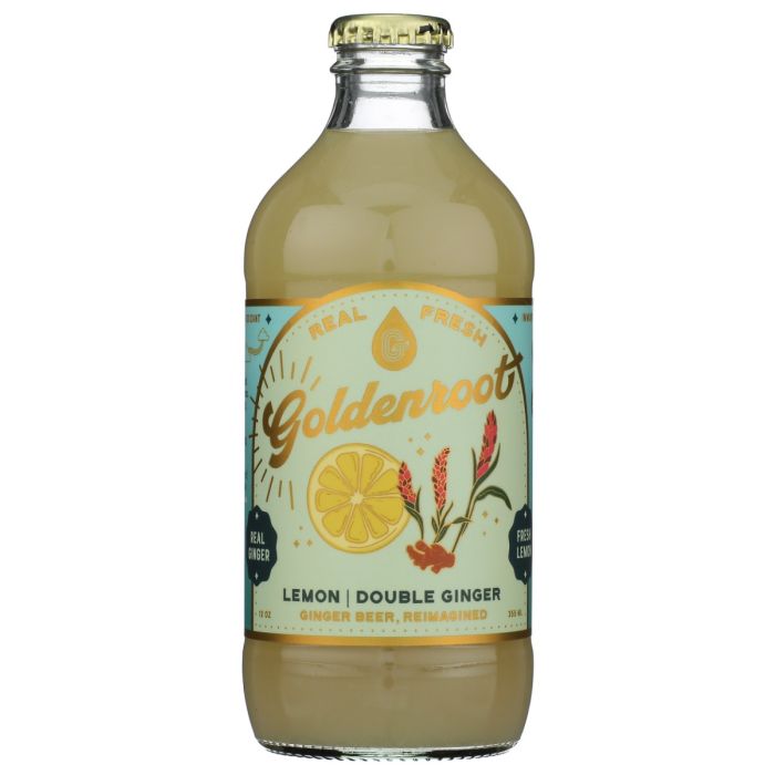 GOLDENROOT: Double Ginger Gingerbeer, 12 fo