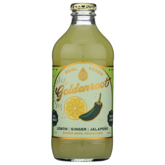 GOLDENROOT: Jalapeno Gingerbeer, 12 fo