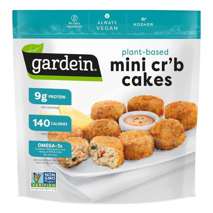 GARDEIN: Mini Crabless Cakes, 8.8 oz