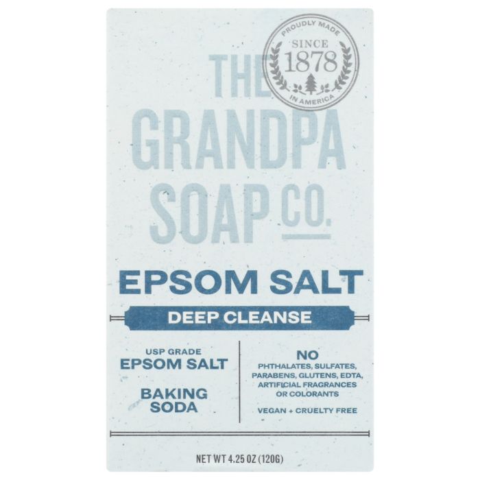 GRANDPAS: Epsom Salt Soap Bar, 4.25 oz