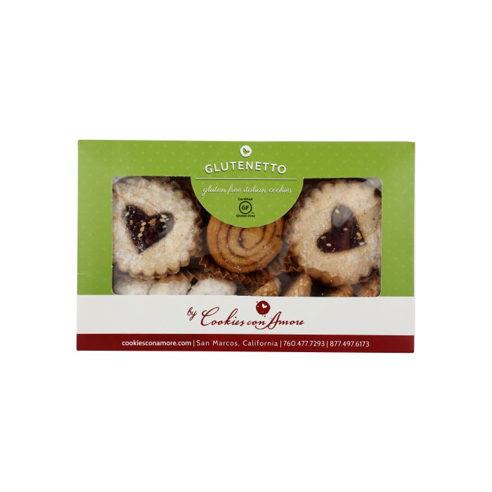 GLUTENETTO: Gluten Free Assortment Boxed Cookies, 7 oz