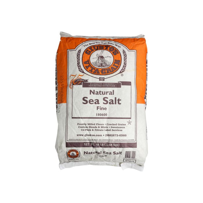 GIUSTOS: Sea Salt Fine, 50 lb
