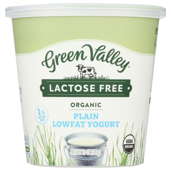 GREEN VALLEY CREAMERY: Organic Plain Lowfat Yogurt, 24 oz