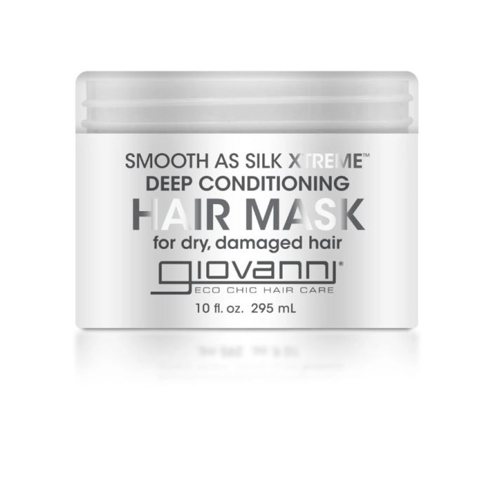 GIOVANNI COSMETICS: Smooth as Silk Deep Conditioning Hair Mask, 10 fo