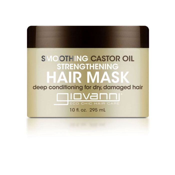 GIOVANNI COSMETICS: Smoothing Castor Oil Strengthening Hair Mask, 10 fo