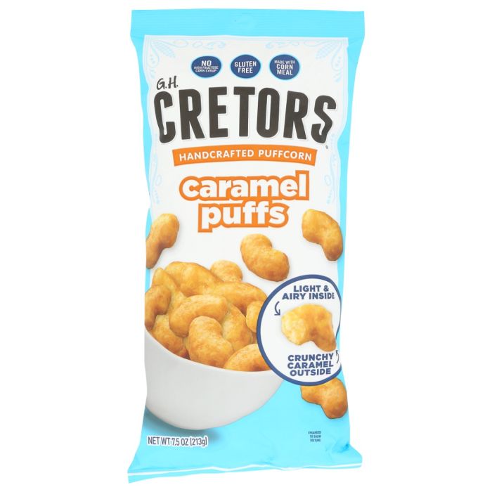 GH CRETORS: Caramel Puffs, 7.5 oz