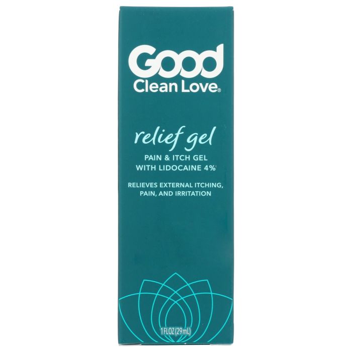 GOOD CLEAN LOVE: Relief Gel with Lidocain 4 Percent, 1 fo