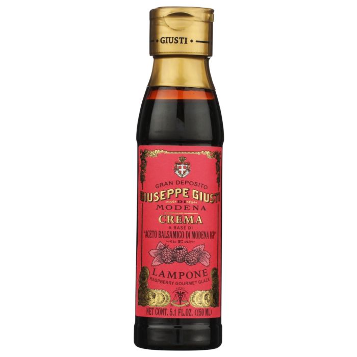 GIUSTI: Glaze with Balsamic Vinegar of Modena and Raspberry, 5.07 fo