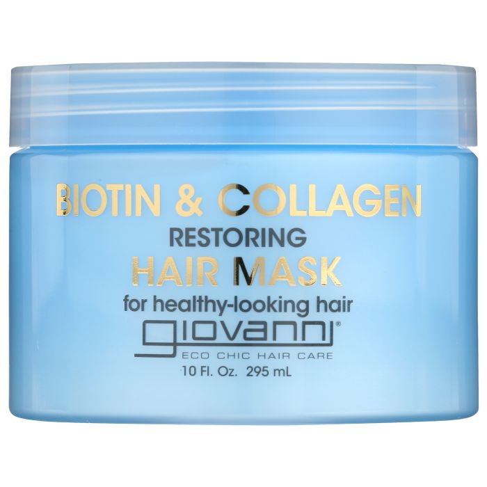 GIOVANNI COSMETICS: Biotin and Collagen Restoring Hair Mask, 10 fo