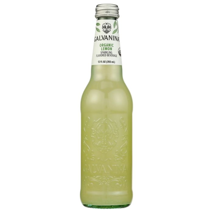 GALVANINA: Organic Sparkling Lemon, 12 fo