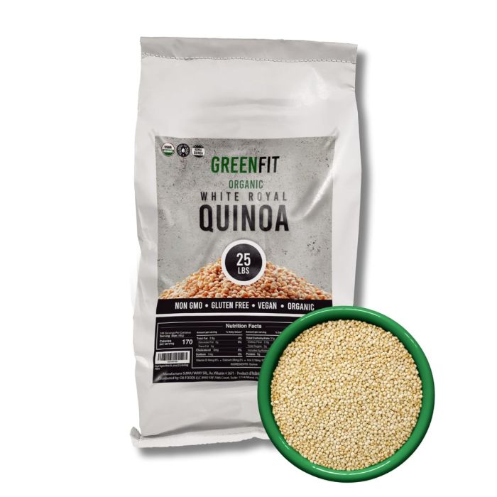 OA FOODS EB: Greenfit Organic White Royal Quinoa, 25 lb