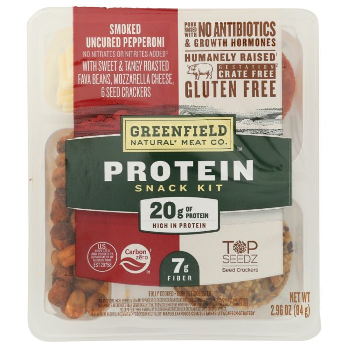 GREENFIELD: Pepperoni Protein Snack Kit, 3.2 oz