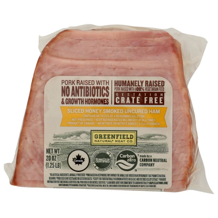 GREENFIELD: Sliced Quarter Honey Ham, 20 oz