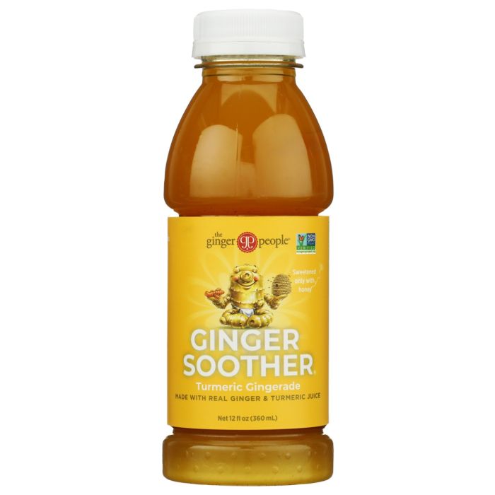 THE GINGER PEOPLE: Ginger Soother with Turmeric, 12 fo