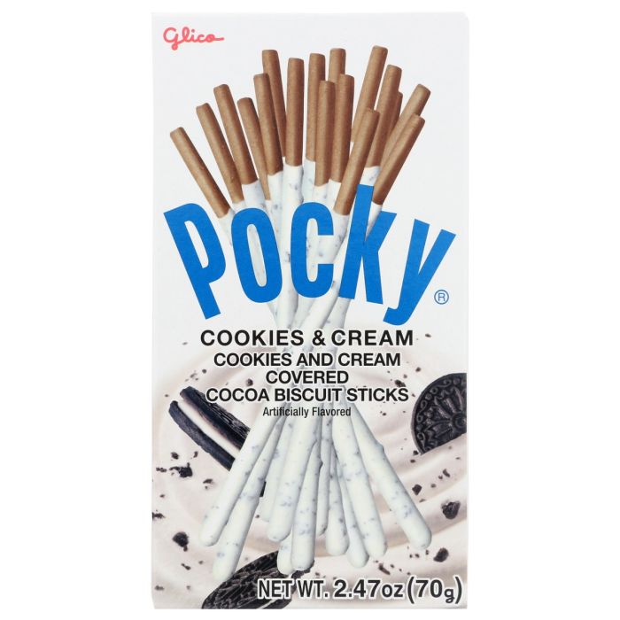 GLICO: Pocky Cookies and Cream, 2.47 oz