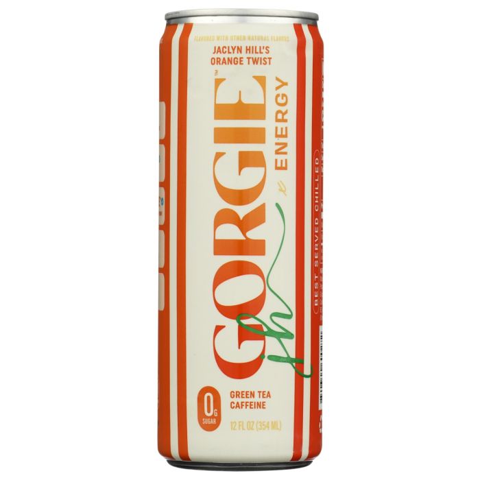 GORGIE: Jaclyn Hills Orange Twist Green Tea, 12 fo