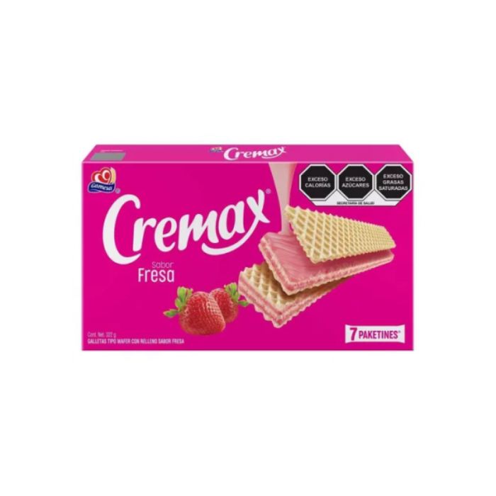 GAMESA: Cremax Strawberry Wafers, 10.8 oz