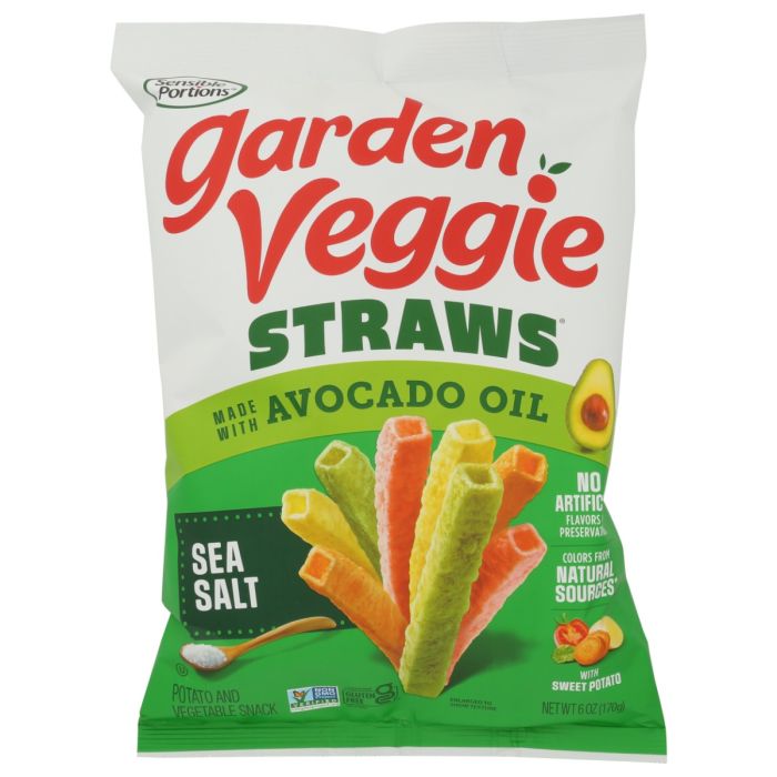 SENSIBLE PORTIONS: Garden Veggie Straws Sea Salt, 6 oz