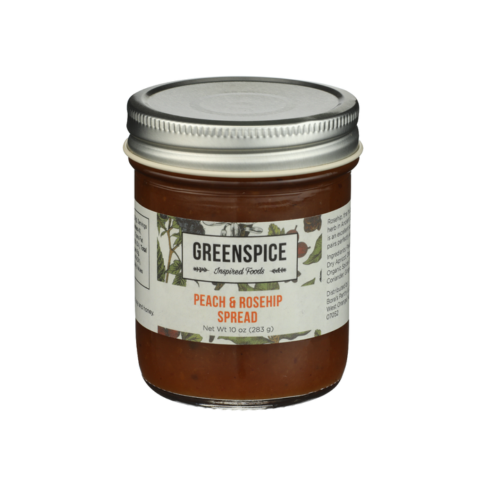 GREENSPICE INSPIRED FOODS: Peach and Rosehip Spread, 10 oz
