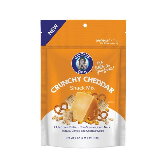 GOODIE GIRL: Crunchy Cheddar Snack Mix, 4 oz