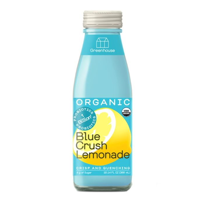 GREENHOUSE: Probiotic Blue Crush Lemonade, 10.14 fo