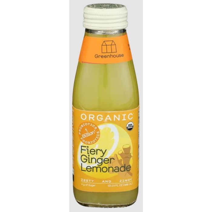 GREENHOUSE: Probiotic Fiery Ginger Lemonade, 10.14 fo