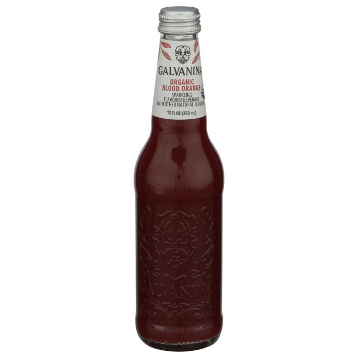 GALVANINA: Organic Sparkling Blood Orange, 12 fo