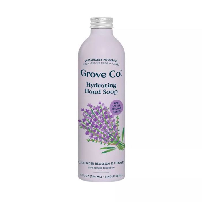 GROVE CO: Hydrating Hand Soap Lavender Thyme, 13 fo