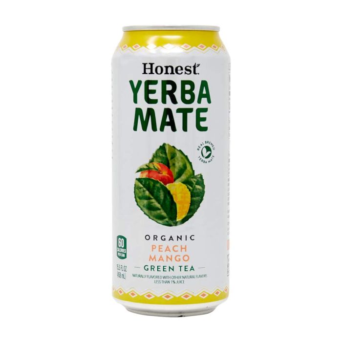 HONEST TEA: Yerba Mate Organic Peach Mango Tea, 15.5 fo