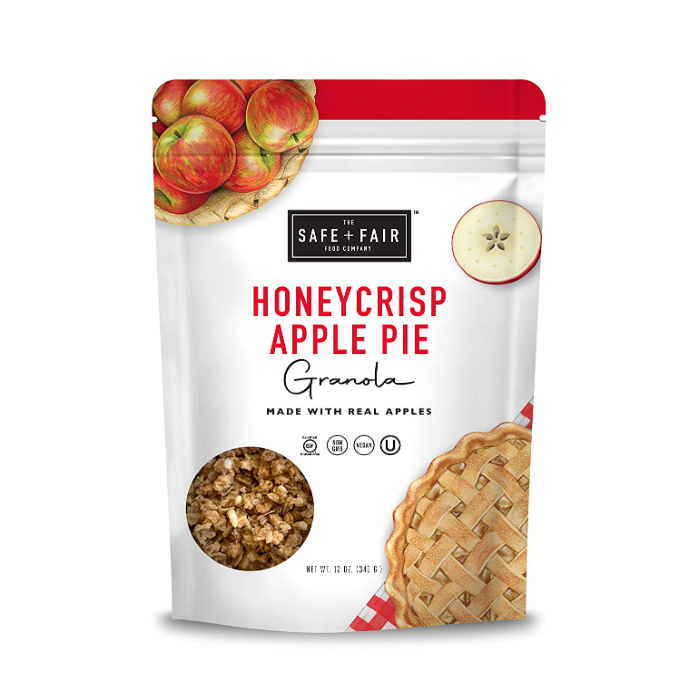 THE SAFE AND FAIR FOOD COMPANY: Honeycrisp Apple Pie Granola, 12 oz