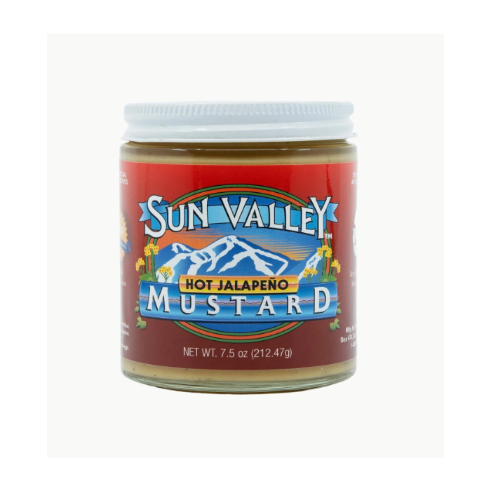 SUN VALLEY MUSTARD: Hot Jalapeno Mustard, 7.5 oz