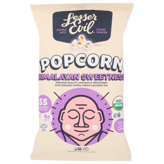 LESSER EVIL: Himalayan Sweetness Gourmet Popcorn, 6.4 oz