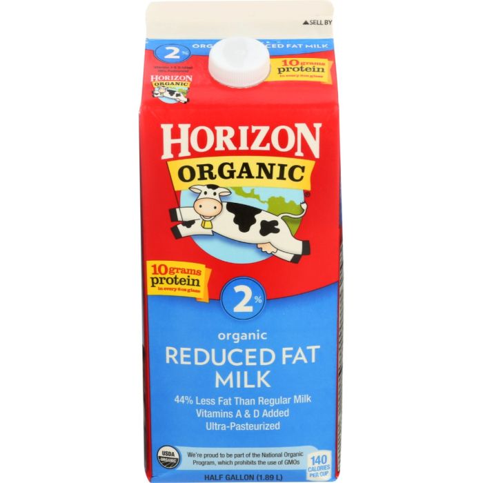 HORIZON: Organic 2% Reduced Fat Milk, 64 oz