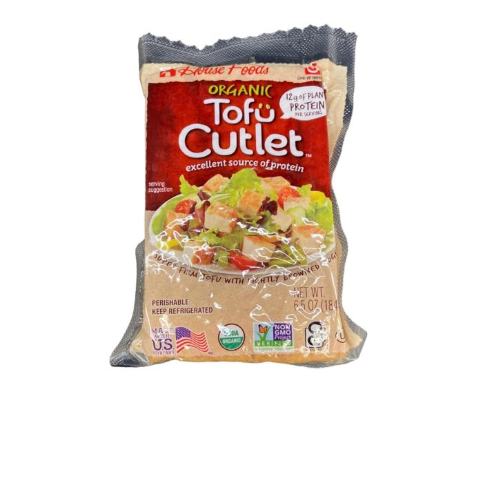HOUSE FOODS: Organic Tofu Cutlet, 6.5 oz