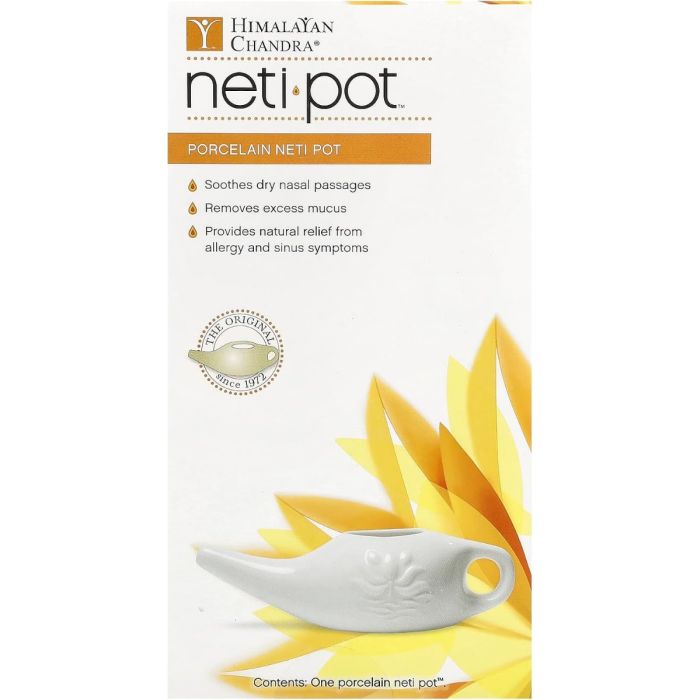 HIMALAYAN CHANDRA: Ceramic Neti Pot, 6 oz