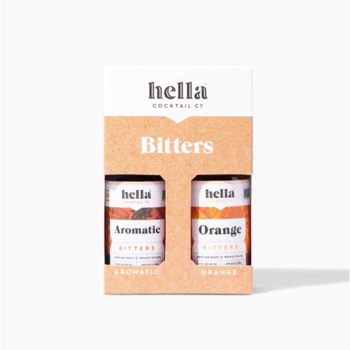 HELLA COCKTAIL: Bitters Pack Orange and Aromatic, 3.4 fo