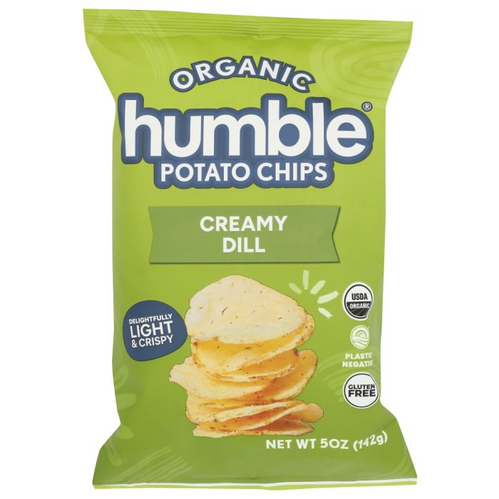 HUMBLE SNACKS: Creamy Dill Potato Chips, 5 oz