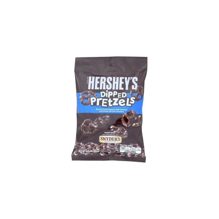 HERSHEY: Dipped Pretzels Milk Chocolate Snack, 4.25 oz