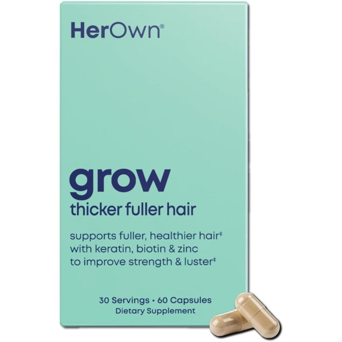 HEROWN: Hair Grow Capsules, 60 cp