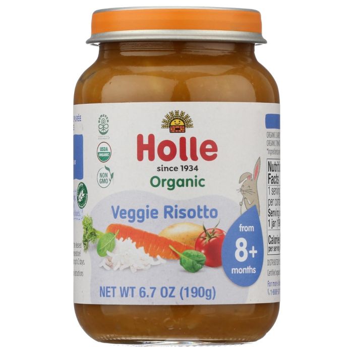 HOLLE: Veggie Risotto Baby Food, 6.7 oz