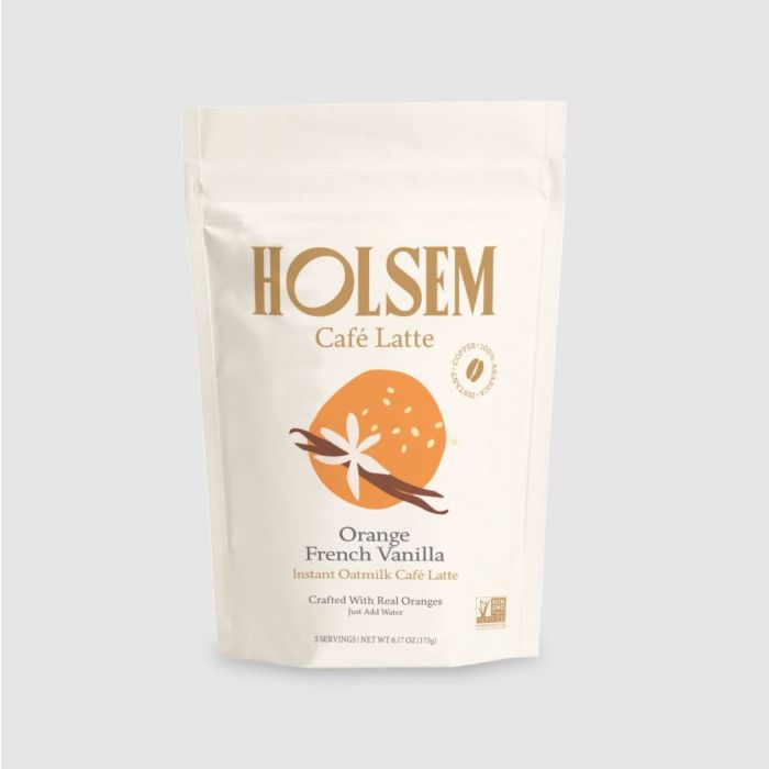 HOLSEM: Instant Orange French Vanilla Latte, 6.17 oz
