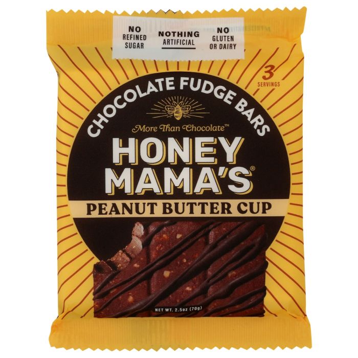 HONEY MAMAS: Peanut Butter Cup Truffle Bar, 2.5 oz