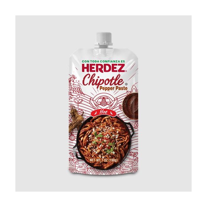 HERDEZ: Hot Chipotle Pepper Paste, 7 oz
