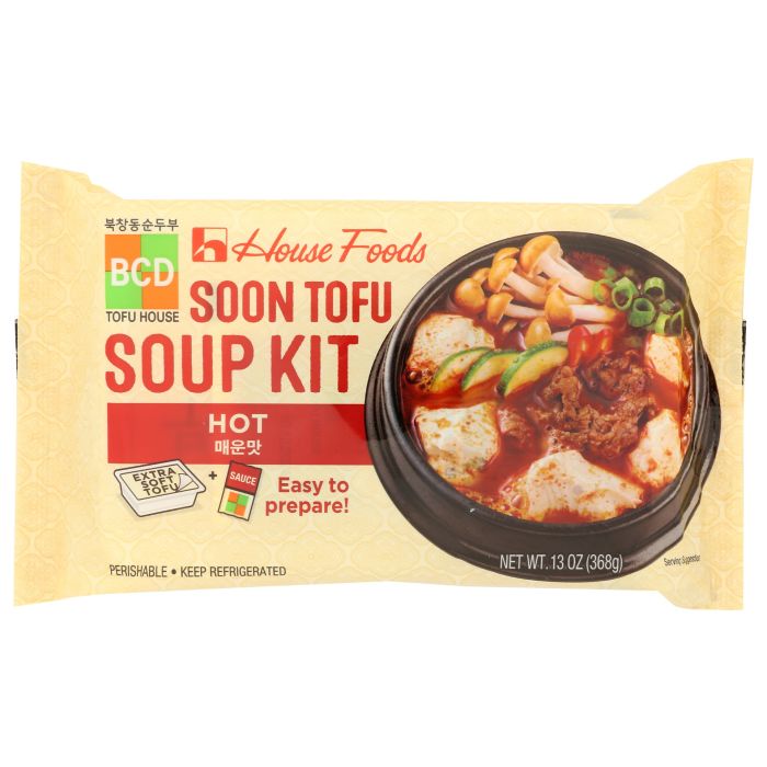 HOUSE FOODS: BCD Soon Tofu Soup Kit Hot, 13 oz